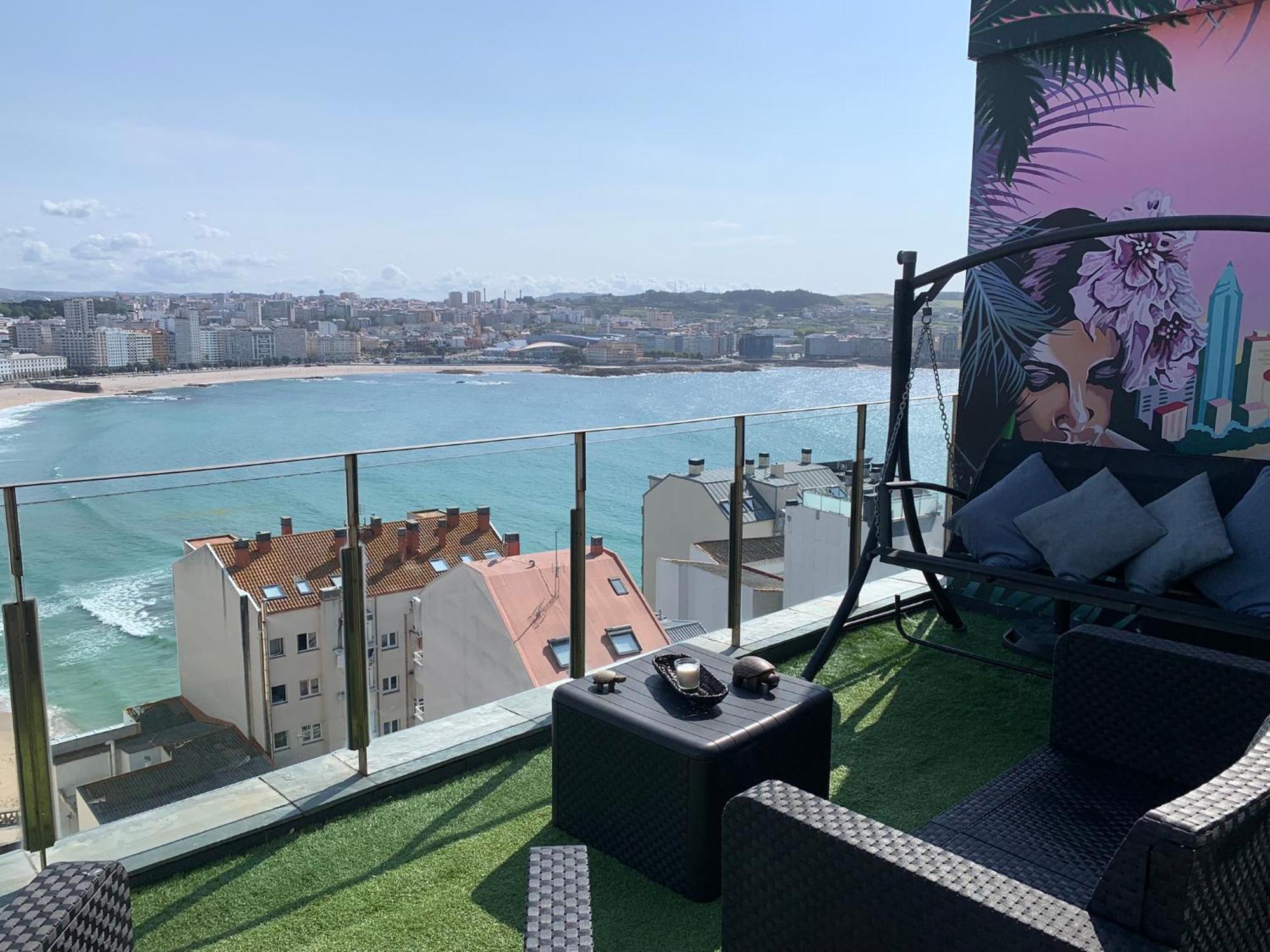 Apartamento Vistas Coruna 3 Habitaciones А-Корунья Екстер'єр фото